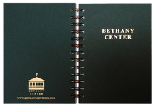 Front and back cover imprinted with gold foil die stamp, journal notebooks